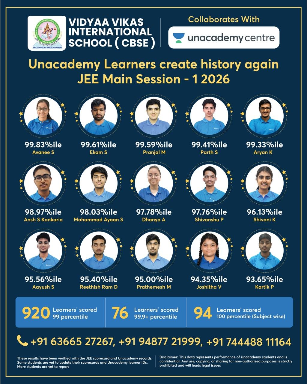 JEE topper Arjun Prasath